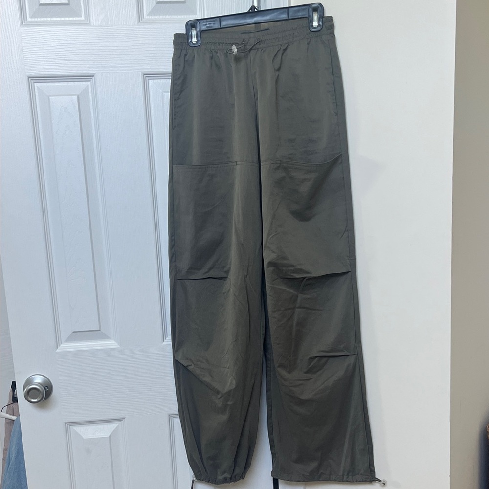 Zara Olive Green Track Pants